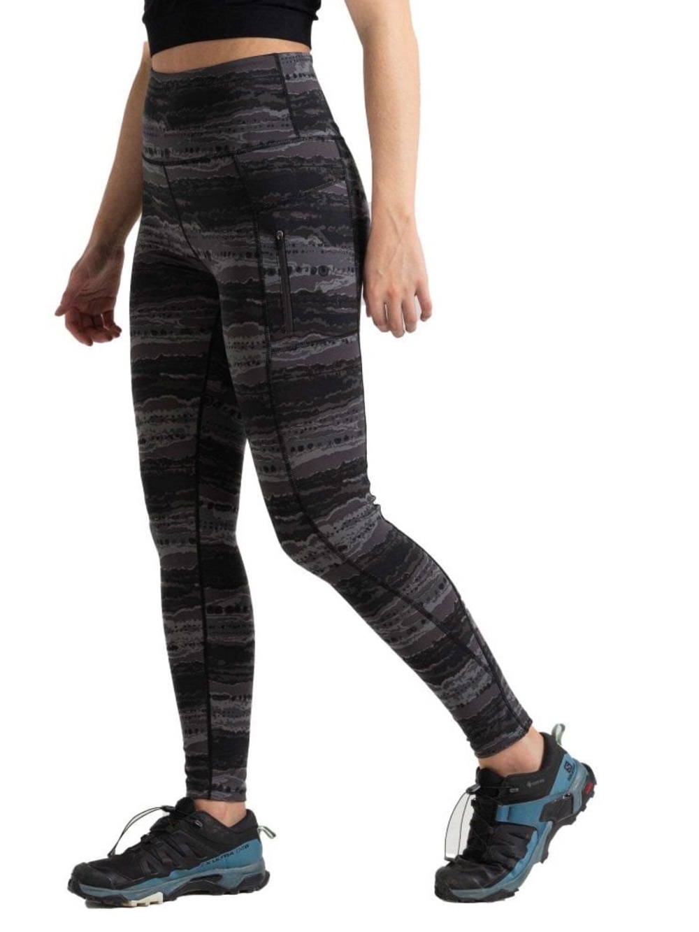 Craghoppers NosiLife Pro Leggings Charcoal Insect Shield UPF 40+ Hiking NWT S